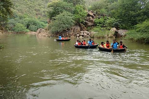 Coracle attract most tourist in Hogenakkal