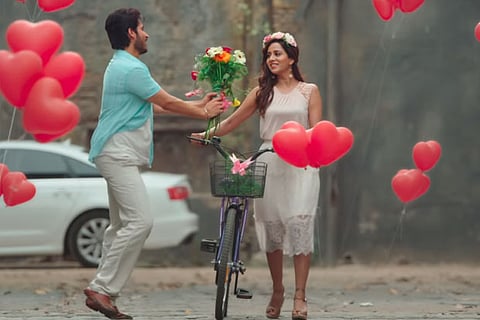 A scene from the film Pyaar Prema Kaadhal