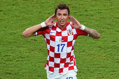 Croatia striker Mario Mandzukic