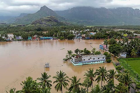 File photo of flooding in Nagercoil