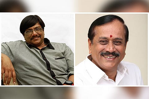 (L) Writer Manushyaputhiran and (R) BJP national secretary H Raja