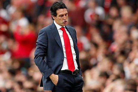 Arsenal manager Unai Emery