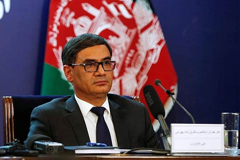 Afghanistan's Defence minister Tariq Shah Bahrami