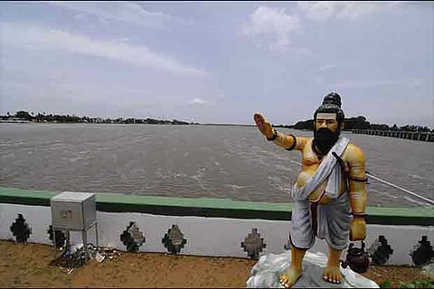A view of the Kallanai dam