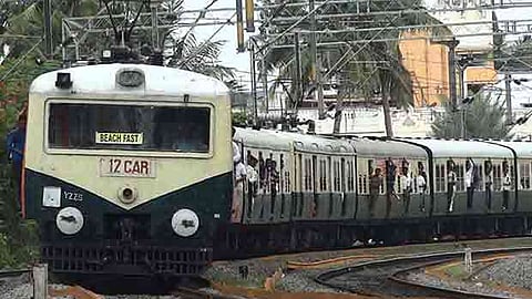 Representative image of suburban train