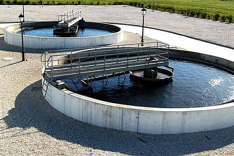 File photo of waste treatment plant
