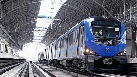 File photo of Chennai Metro Rail (CMRL)