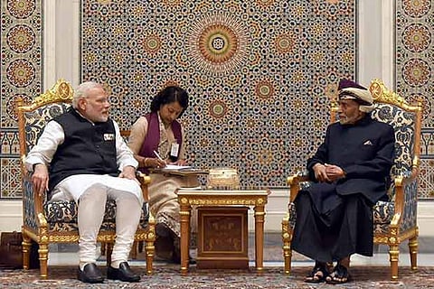 PM Narendra Modi meeting with Sultan of Oman, Sultan Qaboos bin Said Al Said