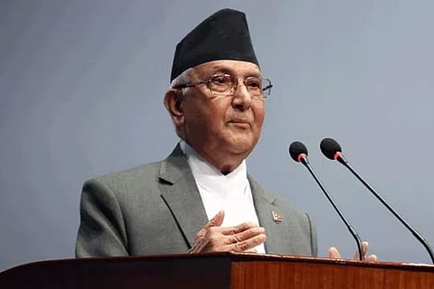 CPN-UML Chairman K P Sharma Oli
