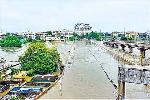 Massive inundation was seen during the 2015 floods in Chennai