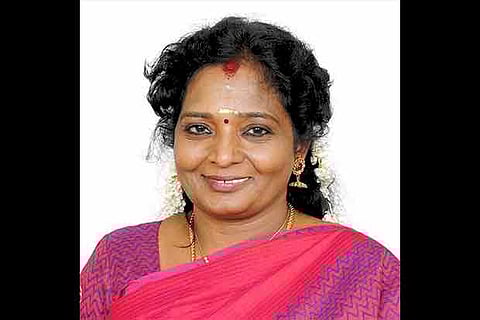 BJP state unit president Tamilisai Soundararajan