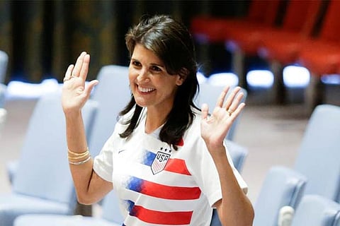 US Ambassador to the UN Nikki Haley