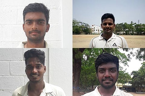 Clockwise:  Ram Thilak, S Suresh Kumar, Parthiban, S Anand Kumar