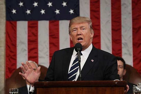 US President Donald Trump