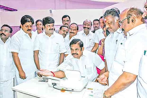 Chief Minister Edappadi K Palaniswami launches the Amma Master Health Check-up Schemes