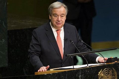 Incoming UN Secretary General Antonio Guterres