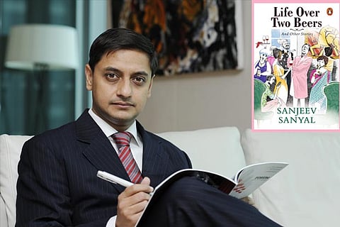Sanjeev Sanyal.(Inset: Life Over Two Beers and Other Stories)