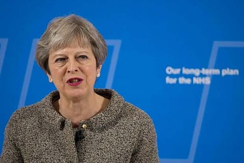 Britain's Prime Minister Theresa May