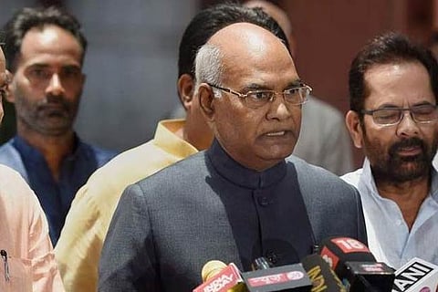 A file photo of President Ramnath Kovind