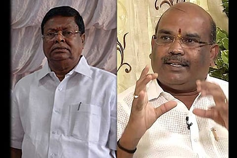 (L-R) Muthiah; Dakshinamoorthy