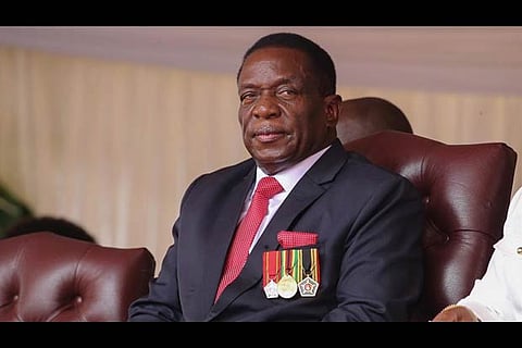 Zimbabwe President Emmerson Mnangagwa
