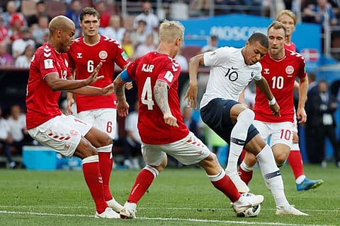 Dull Danes and flat French play out mutually beneficial 0-0 draw