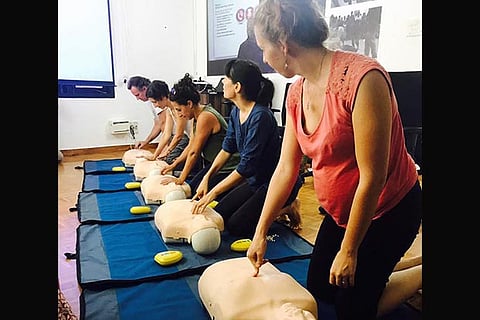 VoICE trains groups of people to be first responders in case of emergency