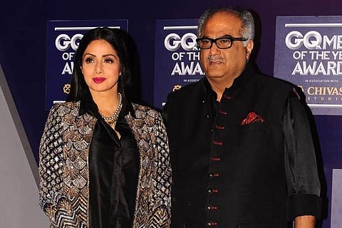 Sridevi and Boney Kapoor