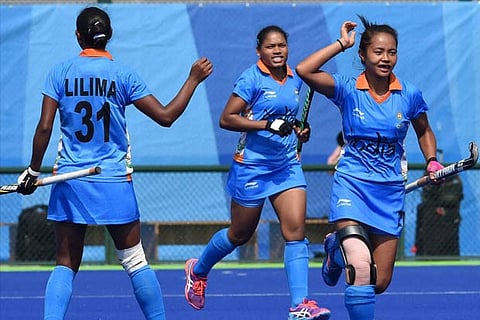 File photo of Indian women hockey team