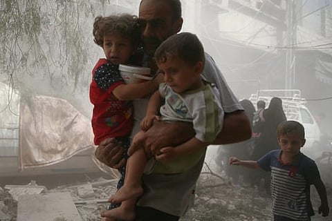 UNICEF chief calls Syria's Ghouta "hell on earth" for children