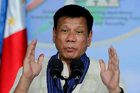 Philippine President Rodrigo Duterte