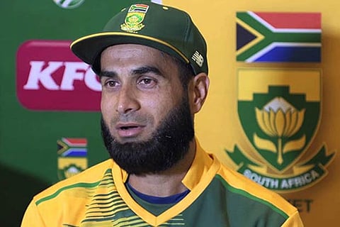 South African spinner Imran Tahir