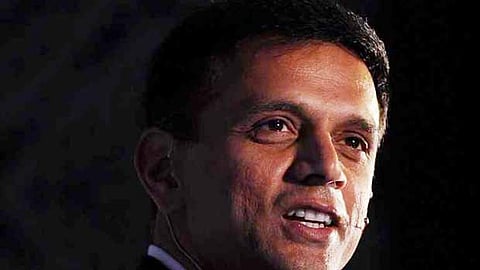 Former Indian cricket team captain Rahul Dravid