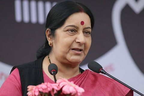 External affairs minister Sushma Swaraj