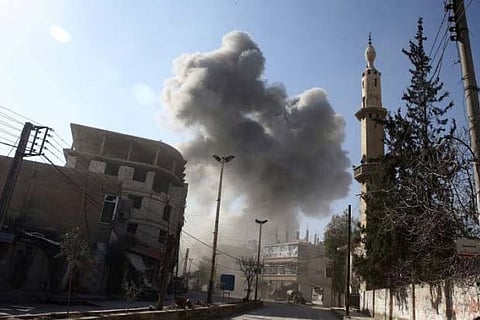 Air strike kills 17 in Ghouta rebel town - Observatory