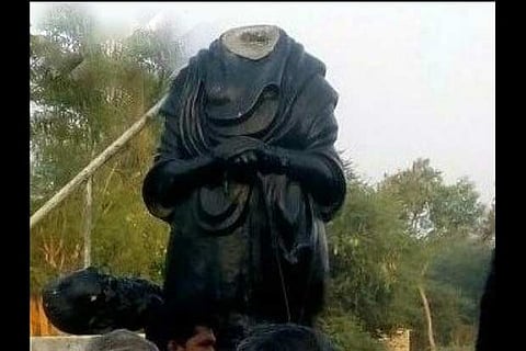 Periyar Statue Vandalised