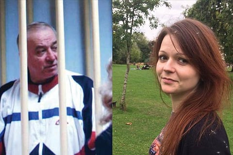 (L) Sergei Skripal and (R) Yulia Skripal