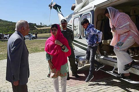 Malala makes emotional visit to Swat Valley home in Pakistan
