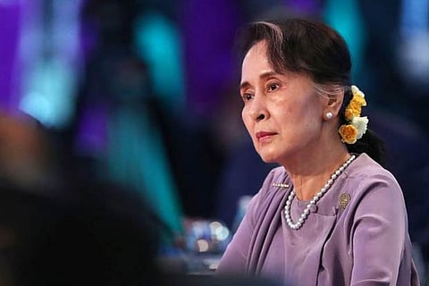 Myanmar's State Counsellor Aung San Suu Kyi