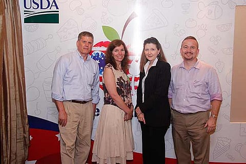Jeanne F Bailey (third left) flanked by her team members