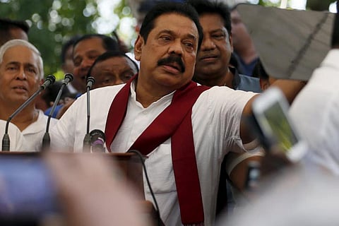 Sri Lanka's new Prime Minister Mahinda Rajapaksa
