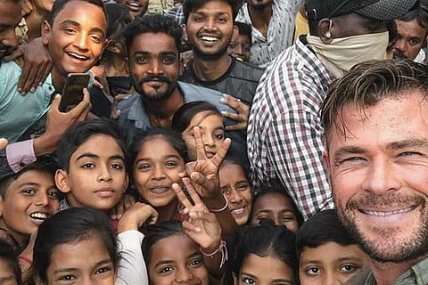 Chris Hemsworth shares glimpses of his India trip