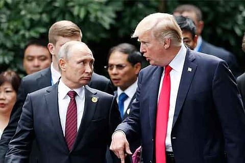 Kremlin says Putin, Trump will speak 'briefly' in Paris this weekend