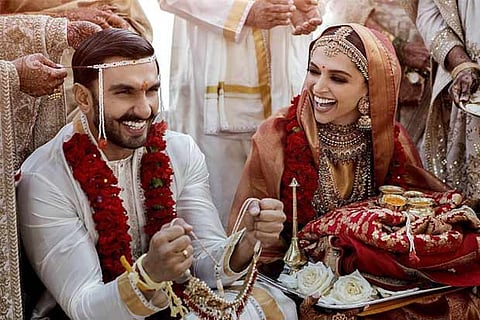 DeepVeer Wedding: Ranveer Singh and Deepika Padukone post first official photo of their wedding