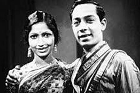 Actors Lux Padma (left) and TR Ramachandran