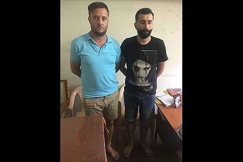 The Romanian men arrested in the city