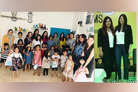 From InspirED Moms workshop for children; Moina Memon and Antara Pandit