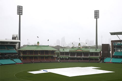 Play was abandoned on day one at the SCG without a single ball being bowled