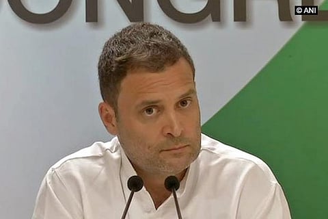 Congress president Rahul Gandhi