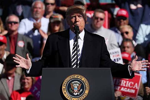 US President Donald Trump